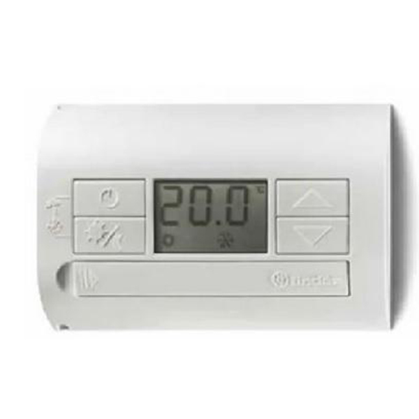 1T3190030000--TERMOSTATO DIGIT BIANCO PARETE 1CO 5A BATT