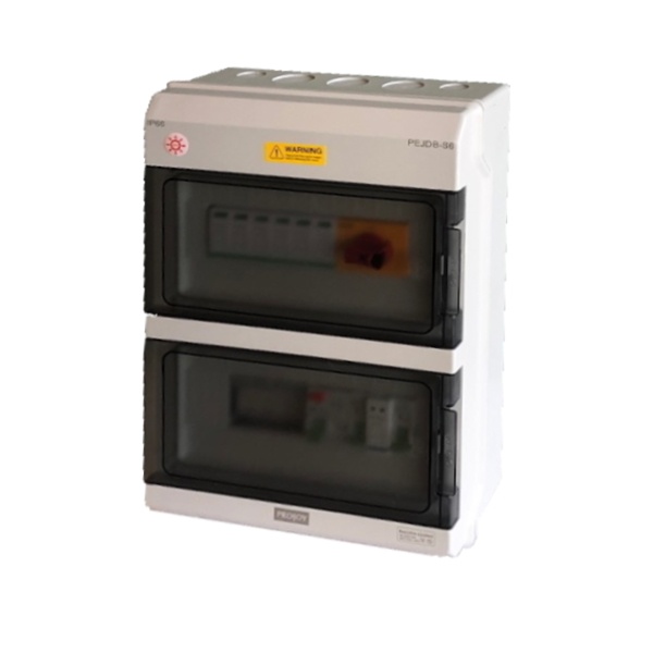 PEJDB-T15 --- QUADRO DC 2 STRINGHE 2 IN 2 OUT
